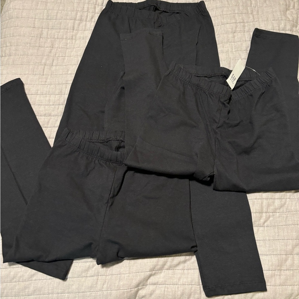 NWT Set of 3 Gap Black Capri Leggings